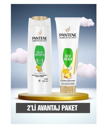 Pantene Shampoo Strength and Shine and Conditioner set 3 in 1 - Buy Online on GoSupps.com
