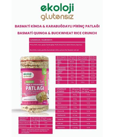 Ekoloji Gluten-free Gluten-free Quinoa & Buckwheat / Corn & Rice / Plain Rice Crisps 9 pcs - Buy Online on GoSupps.com