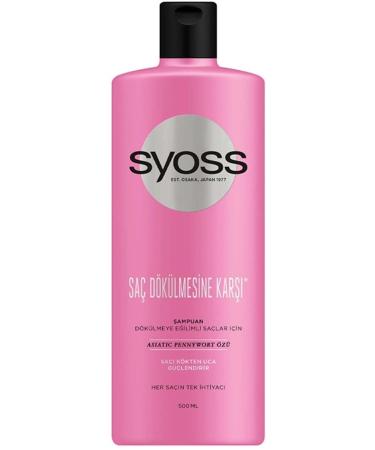 Syoss Brand: Anti Hair Loss Shampoo 500 Ml 8690572795965 Category: Shampoo