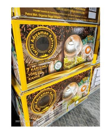 Historical Ad yaman Coffee Shop 5 Pieces Ad yaman Dibek Coffee with Mastic Gum 200 grams - Buy Online on GoSupps.com
