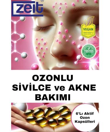 ZEIT OZON Ozonated Acne Scar Remover | Natural Solution for Acne Treatment | 24 Active Ozone Capsules - Buy Online on GoSupps.com