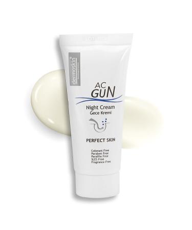 Dermoskin Acgun Repairing Night Cream for Acne and Acne Skin 30 Ml - Buy Online on GoSupps.com