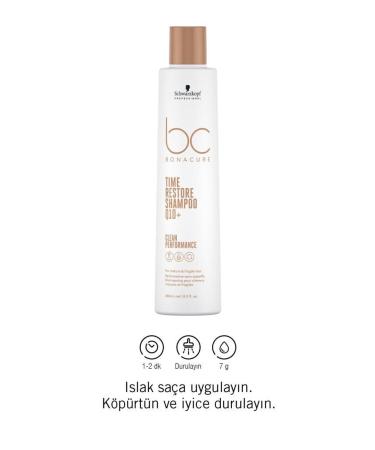 Bonacure Q10+ Time Restore Shampoo for Mature and Fragile Hair 250ml - Buy Online on GoSupps.com