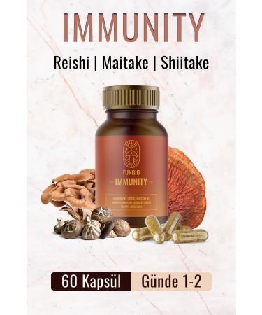 Food Supplement Containing Fungio Reishi (Ganoderma) Maytake and Shiitake Mushroom Extract - Buy Online on GoSupps.com