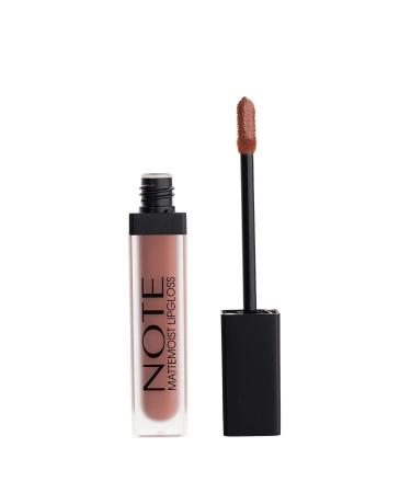 Note Cosmetics Mattemoist Lipgloss Semi-Matte Satin Finish Liquid Lipstick 403 Sugar Kiss - Nude - Buy Online on GoSupps.com