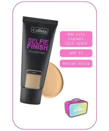 Callista Selfie Finish Spf 15 Shiny Finish Foundation - 120 Cashmere - Light Beige - Buy Online on GoSupps.com