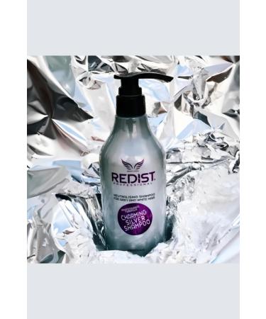Redist Silver Shampoo for Dyed Highlighted White and Gray Hair 500 ml - Buy Online on GoSupps.com