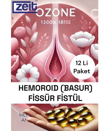 ZEIT OZON Ozonated Hemorrhoid B.asur Cream - Anal Itching Supportive Care Capsules 24 pcs - Buy Online on GoSupps.com