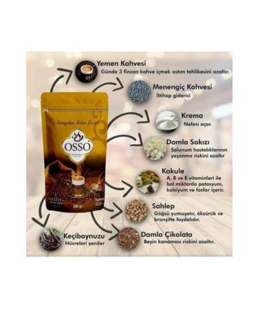 Osso 200 gr X 4-Piece Set Ottoman Coffee - Buy Online on GoSupps.com