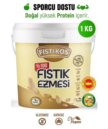 FISTIKOS Peanut Butter 0 Sugar Free Peanut Butter 1kg