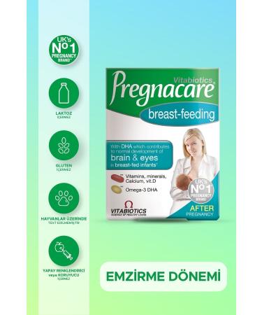 Pregnacare Breast Feeding Calcium Magnesium Vitamin D Containing Breastfeeding Period Vitamin 56 Tablets 28 Capsules