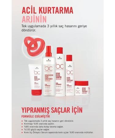 Bonacure Bc Clean Repair Rescue Spray Conditioner 400ml - Buy Online on GoSupps.com