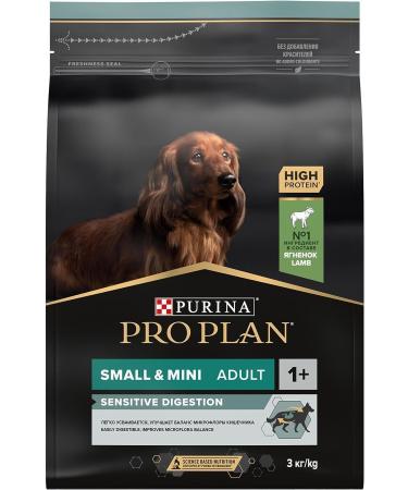 Purina Proplan Small Mini Lamb Small Breed Adult Dog Food 3 KG - Buy Online on GoSupps.com