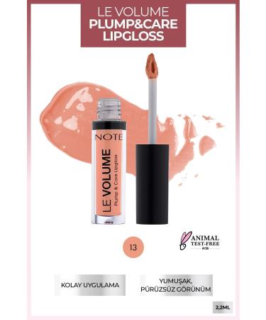 Note Cosmetics Le Volume Plump & Care Lipgloss Moisturizing Lip Gloss - 13 Pink Dream - Pink - Buy Online on GoSupps.com