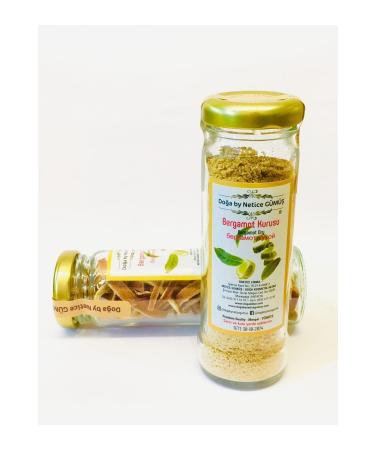 nature by netice g m DRIED BERGAMUT - Pure Peel Powder in Glass Bottle (Bergamot) 20 grams