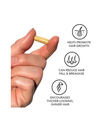 HAIRtamin Advanced Formula 30 Vegan Capsules - Hair Vitamin - Buy Online on GoSupps.com