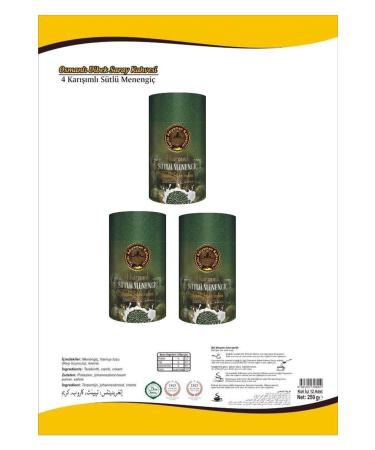 Historical Ad yaman Coffee Shop Milky Menengi Coffee 250 Gr 3 Pieces