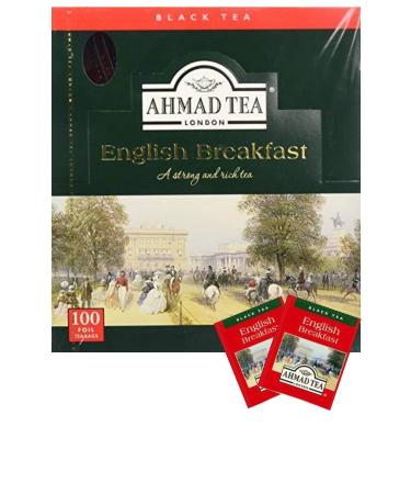 Ahmad Tea English Breakfast Tea 100 Foil-enveloped Tea Bags