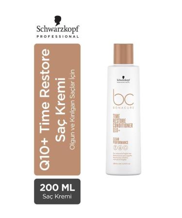 Bonacure Q10+ Time Restore Conditioner for Mature and Fragile Hair 200ml | Anti-Aging Protection