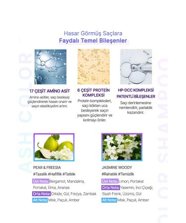 Kundal Special Color Protective Care Shampoo for Blonde-Ashy Hair KUNDAL Ash Color Shampoo 300ml (Jasmine Wooody) - Buy Online on GoSupps.com