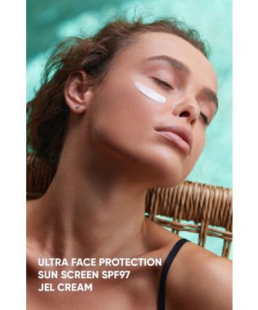 Dermoskin Ultra Face Protection Sun Cream Spf 97 + 50ml - Face Sun Cream - Buy Online on GoSupps.com