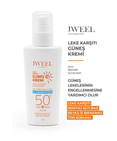 JWEEL COSMETIC Jweel Spf50 High Protection Anti-Stain Face and Body Sun Cream 125 ml