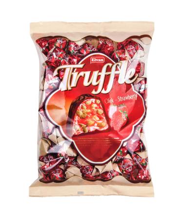 Elvan Truffle Strawberry 1000 gr. (1 Bag) - Buy Online on GoSupps.com