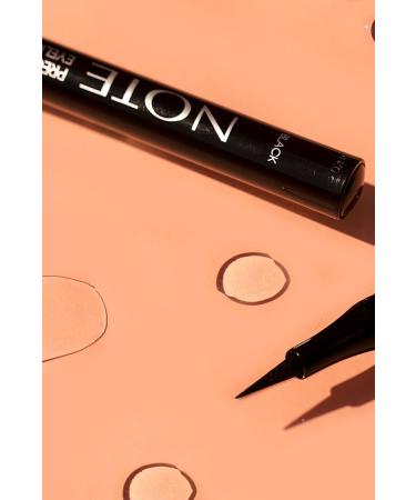 Note Cosmetics Precision Pen Liquid Eyeliner Felt Tip - Black - Buy Online on GoSupps.com