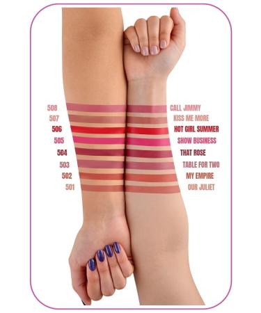 Callista All About Color Matte Lipstick Moisturizing Matte Lipstick - 503 Table For Two - Pink - Buy Online on GoSupps.com