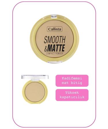 Callista Smooth Matte Compact Powder Matte Appearance Powder 10 Natural Beige - Buy Online on GoSupps.com