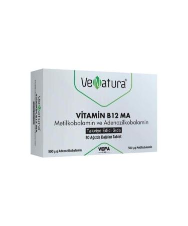 Venatura Vitamin B12 Ma Methylcobalamin And Adenosylcobalamin Food Supplement