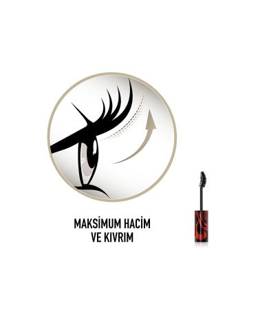 Max Factor Black Mascara - 2000 Calorie Curl Addict Mascara Black 96137512 - Buy Online on GoSupps.com
