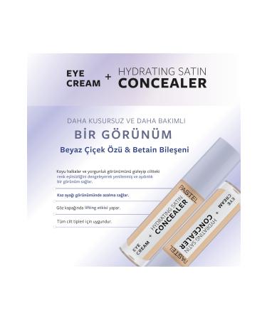 Pastel Eye Cream Hydrating Satin Concealer - Eye Cream Under Eye Concealer 66 Deep Medium - Buy Online on GoSupps.com