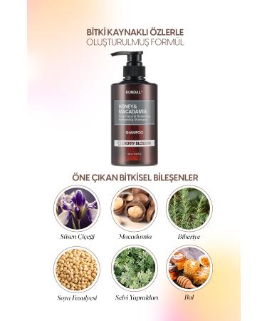 Kundal Anti-Breakage Nourishing Care Shampoo KUNDAL Honey& Macadamia Nature Shampoo 500ml Cherry Blossom - Buy Online on GoSupps.com