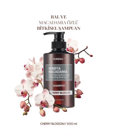 Kundal Anti-Breakage Nourishing Care Shampoo KUNDAL Honey& Macadamia Nature Shampoo 500ml Cherry Blossom