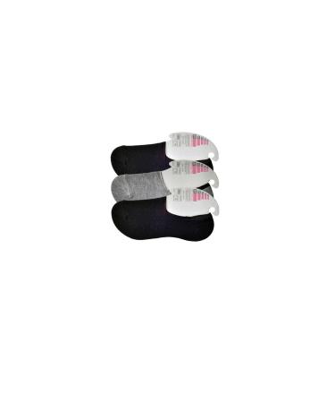 Skygo Black and Grey Women's Ballerina Socks 3 pairs