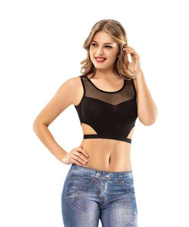 Skygo Kota 2 Piece Black Tulle Model Bustier