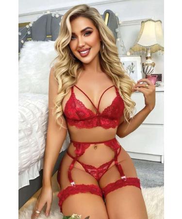 Skygo Women Fantasy Costume Harness Erotic Garter 7081 Red - Buy Online on GoSupps.com