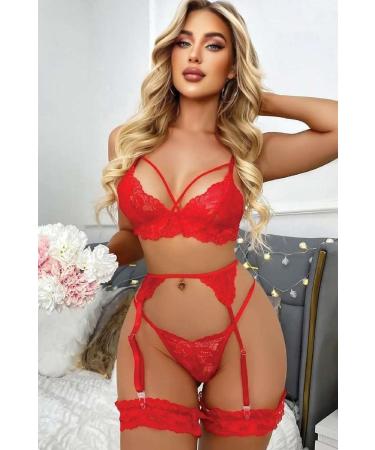 Skygo Women Fantasy Costume Harness Erotic Garter 7112 Red - Buy Online on GoSupps.com