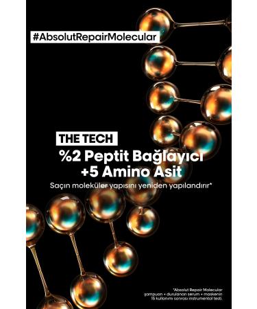 L'Oreal Paris Serie Expert Absolut Repair Molecular Purifying Shampoo for All Damaged Hair - Buy Online on GoSupps.com