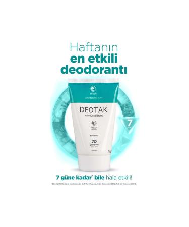 Deotak (STD) Deotak Cream Deodorant 35ML Fresh (Menthol) (Set of 6) (SINGLE) - Buy Online on GoSupps.com