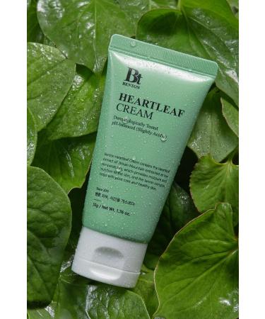 Benton Heartleaf Cream 50g - Pore Tightening & Soothing Vegan Cream - Buy Online on GoSupps.com