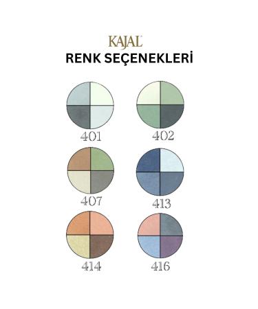 KAJAL 4-Pack Eyeshadow - Quattro Eyeshadow NO:414 - Buy Online on GoSupps.com