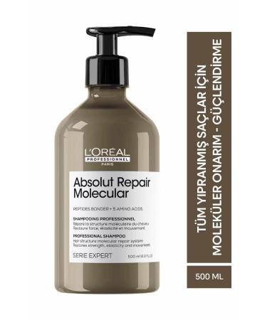 L'Oreal Paris Serie Expert Absolut Repair Molecular Purifying Shampoo for All Damaged Hair - Buy Online on GoSupps.com
