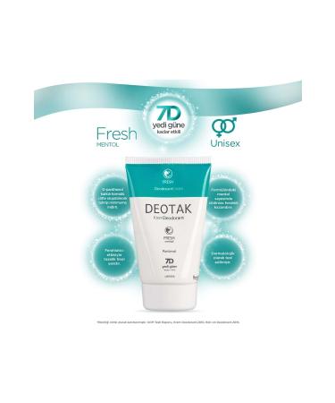 Deotak (STD) Deotak Cream Deodorant 35ML Fresh (Menthol) (Set of 6) (SINGLE) - Buy Online on GoSupps.com