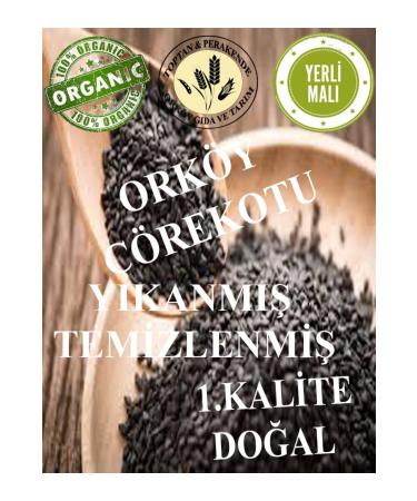 Orkoy Washed Cleaned Organic Natural Clean Black Cumin 1 Kg