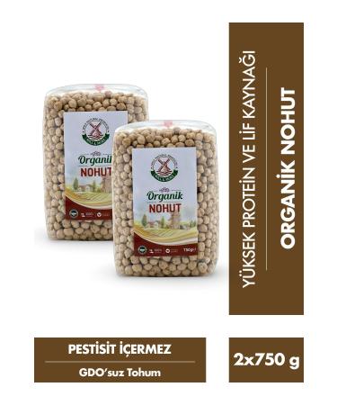 Mill & More Only Natural Products 2 Pack Organic Chickpeas 750 G