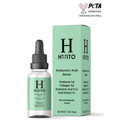 Hoito Hyaluronic Acid Serum 30ml - Intensive Moisturizing Anti-Aging Plumping Skin Care Serum