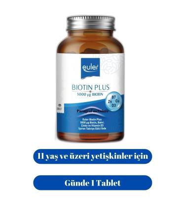 euler Biotin Plus 5000 Mcg 60 Tablets - Buy Online on GoSupps.com