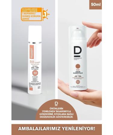 Dermoskin BB Cream SPF 50+ Blemish Balm 50Ml- Tinted Sunscreen - Anti-Aging and Anti-Spot - Buy Online on GoSupps.com